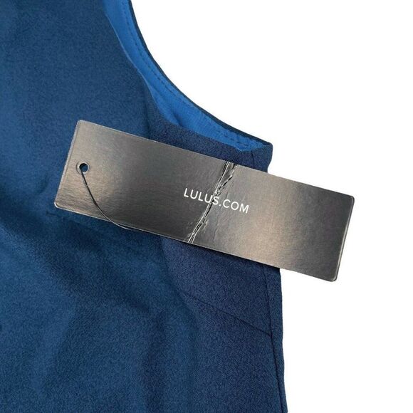 Lulus Blue Barbel Shift Mini Dress NEW - Picture 8 of 11
